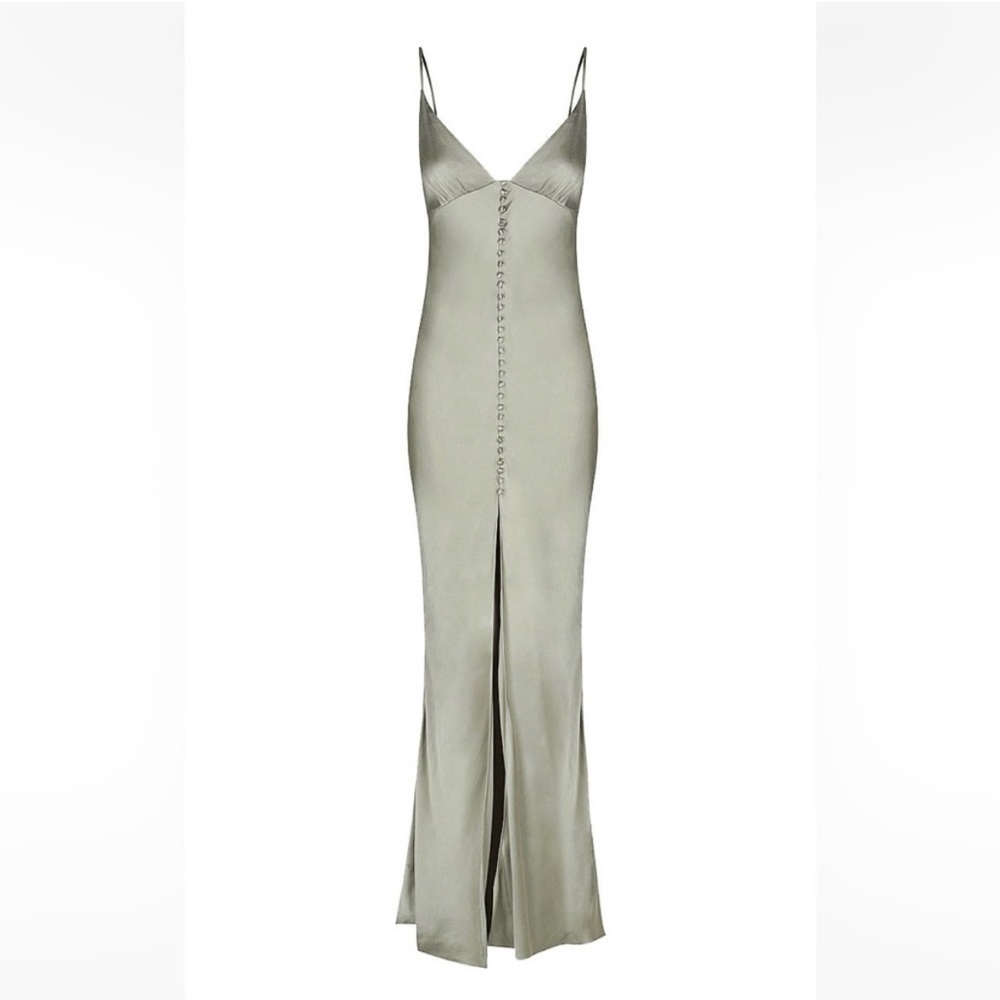 Shona Joy Sage Green Midi Dress